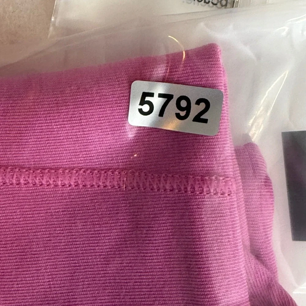 Victoria's Secret High-Waist Boy Short Panty Pink Logo Waistband Large‎ NEW - Picture 6 of 6